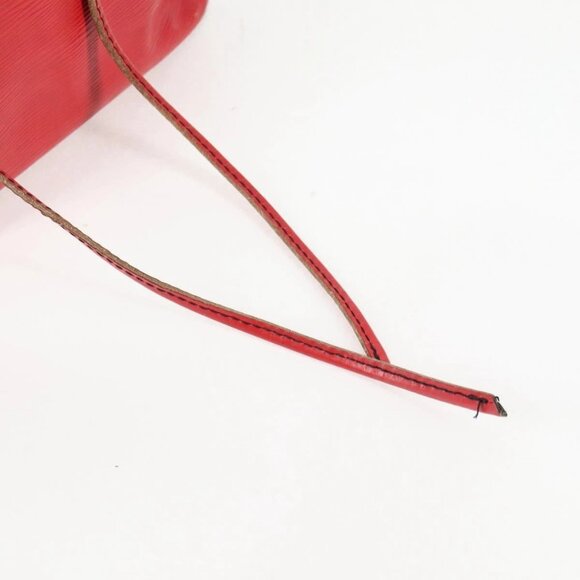 LOUIS VUITTON Epi Petit Noe Shoulder Bag Red M44107 LV Auth 136852 - Picture 9 of 16